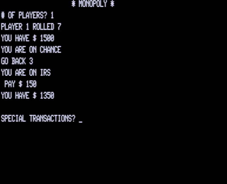 Screen shot
